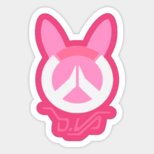 Overbunny Sticker